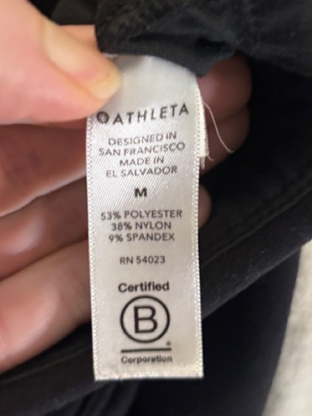 Athleta Black High-Rise Track Joggers Altitude Tight - Picture 3 of 7